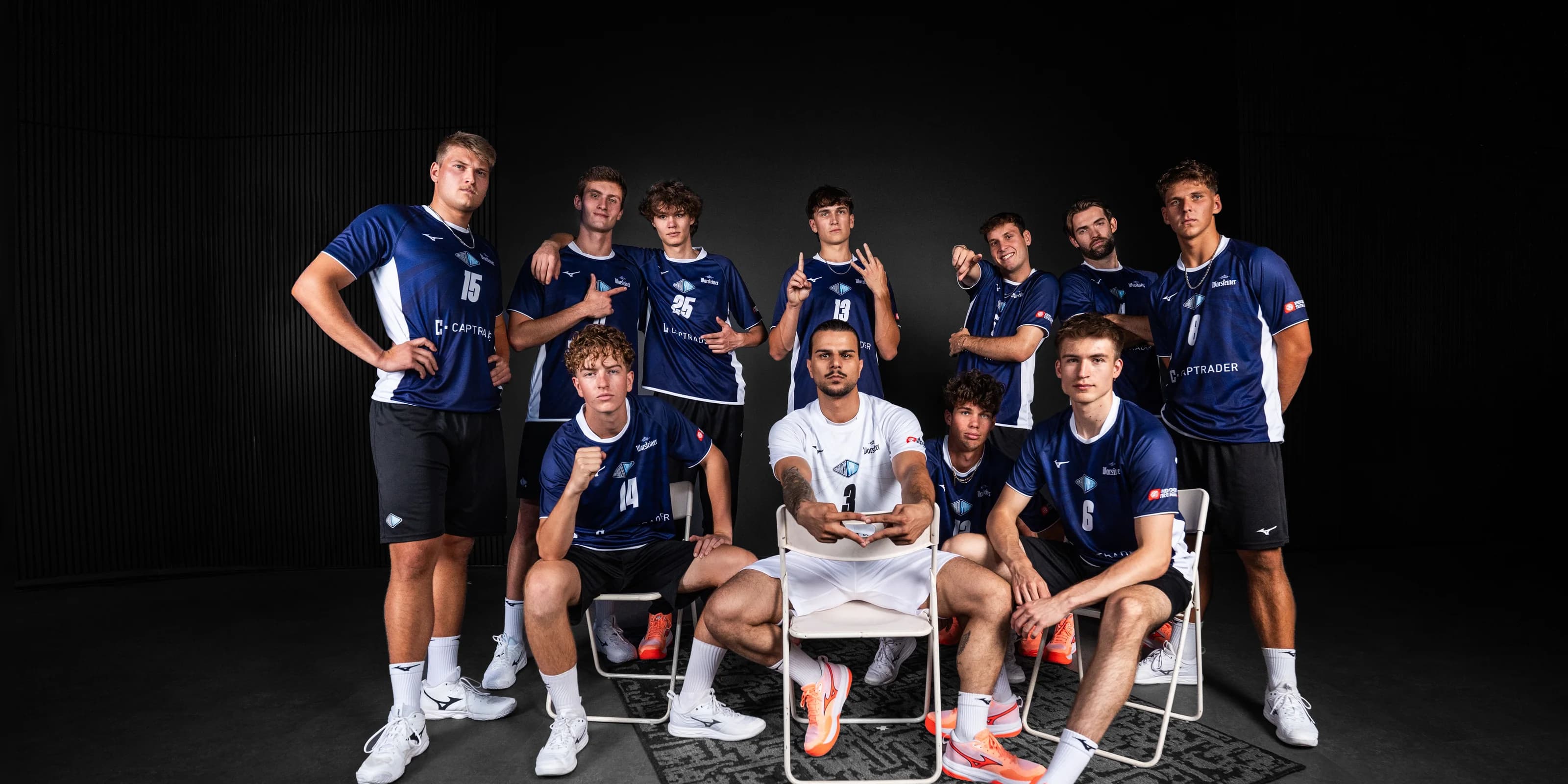 Herren 1 Mannschaft von Eintracht Spontent beim Media Day
